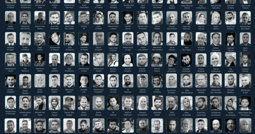 188 Journalists Killed in Gaza Since Israeli Onslaught in October 2023