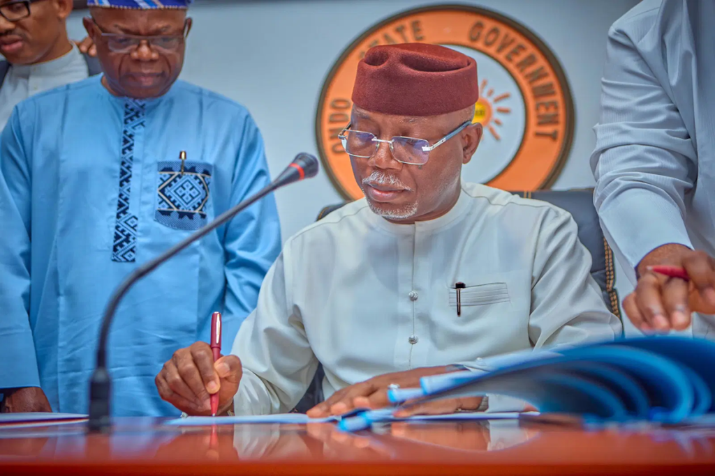 Aiyedatiwa Signed Ondo State’s N698bn 2025 Budget into Law