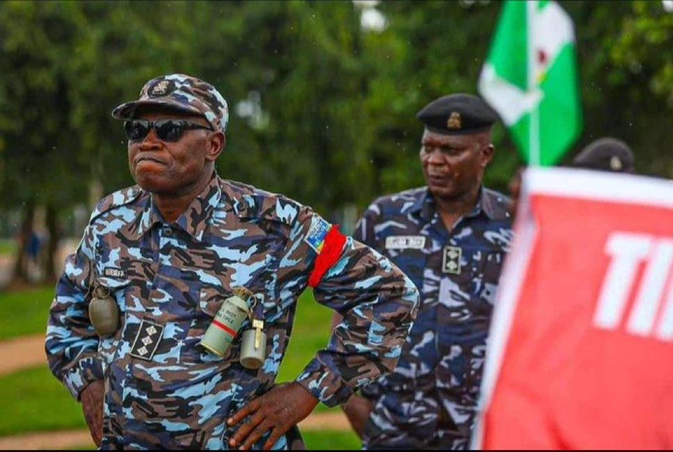 Anti-Riot Policemen in Abuja (News Central TV)