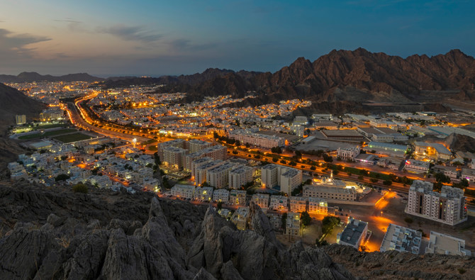 Scenic,Aerial,View,Of,Wadi,Kabir,City,,Sultanate,Of,Oman,