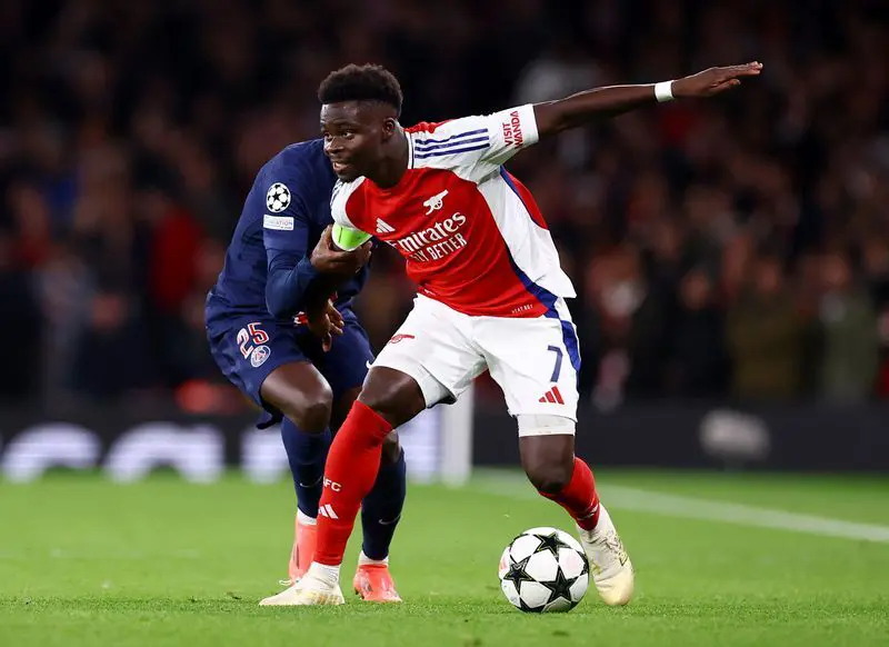 Arsenal Aiming to End 21-Year Premier League Title Drought, Says Saka