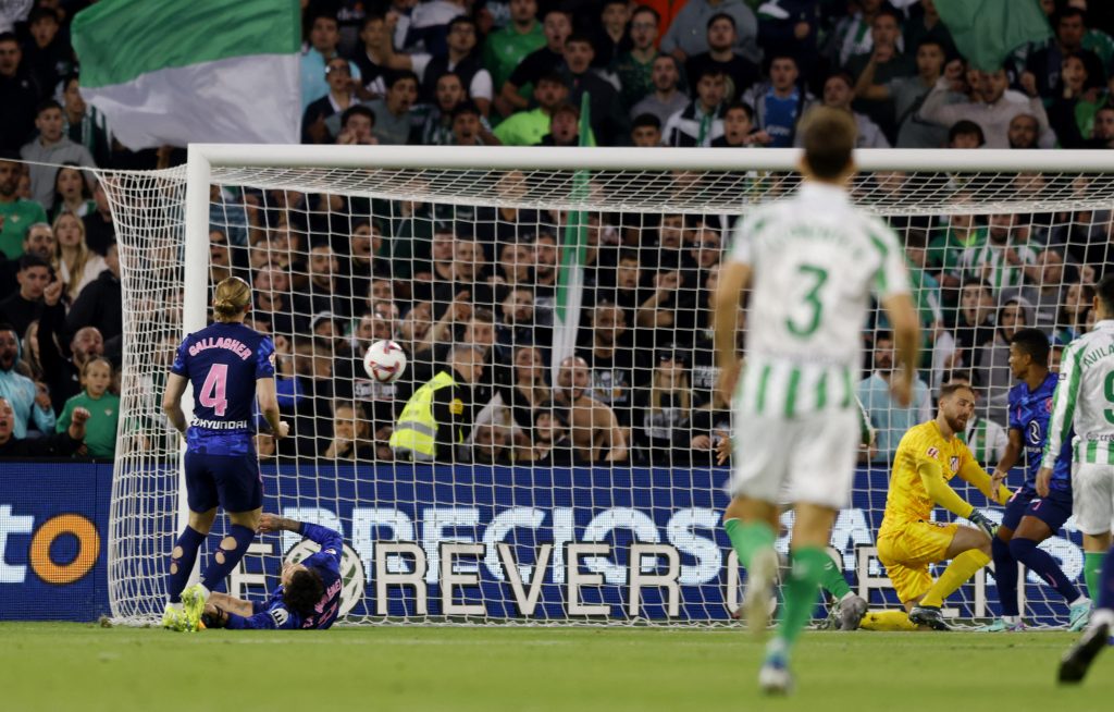 Atletico Madrid Stumble 1-0 at Betis as Early Gimenez Own Goal Proves Costly