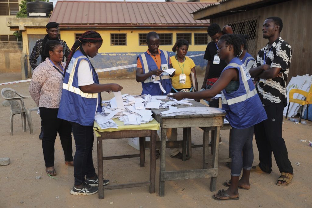 Ballot Counting Underway in Ghana Following Closely Contested Election