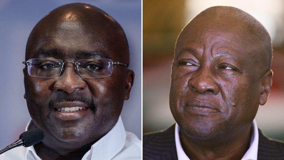 Bawumia, Mahama Go Head-to-Head Ahead of Tight Ghana Presidential Election