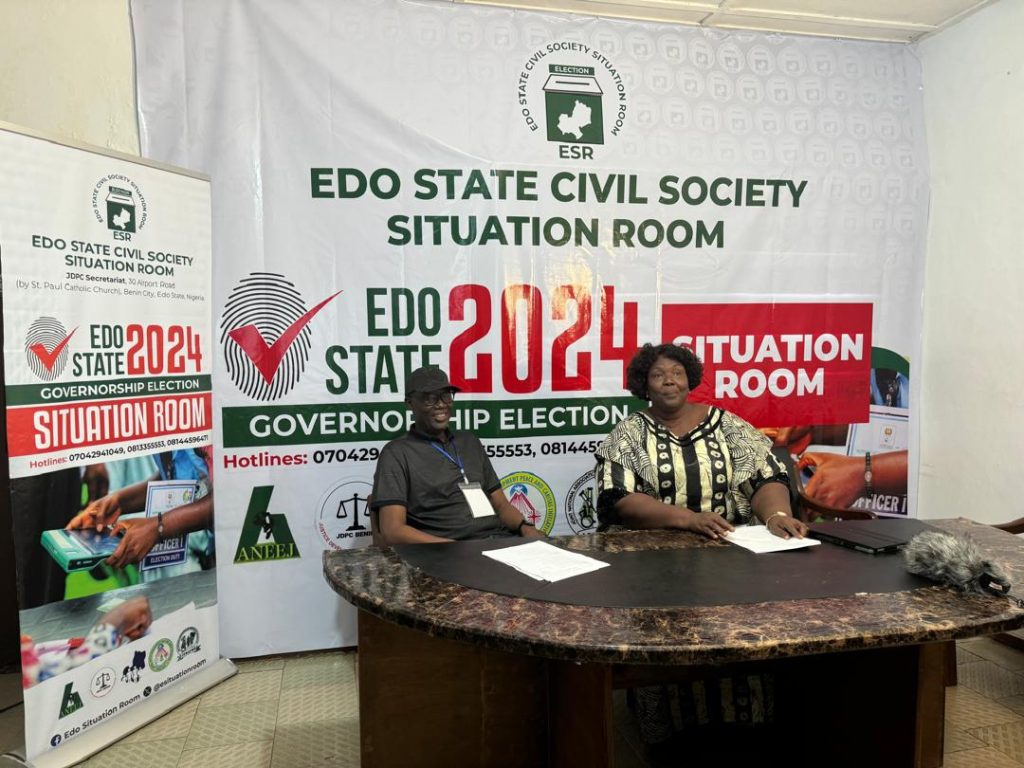 Tensions Rise in Edo as PDP Supporters Protest Alleged Manipulation of Election Results