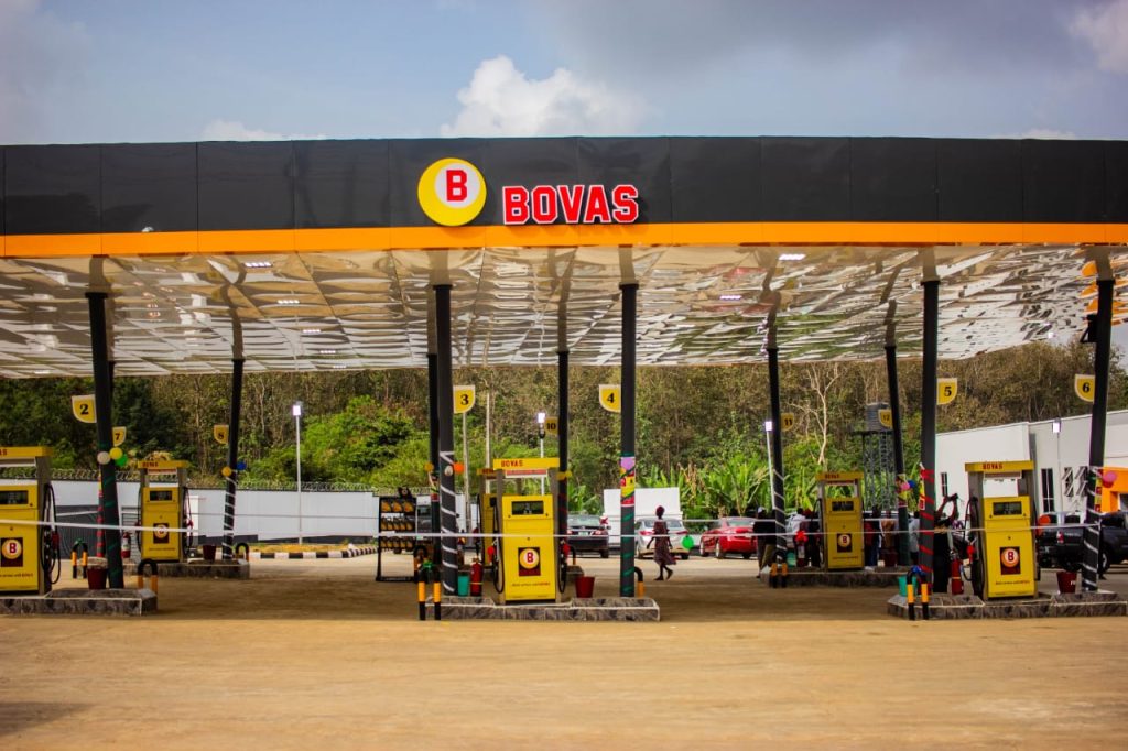 Bovas Petrol Station in Ibadan Gutted by Fire