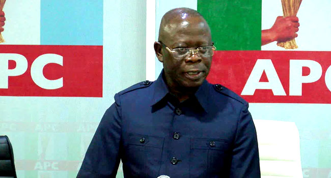 #EdoDecides2024: Oshiomhole Advocates Appointment of Women into Government