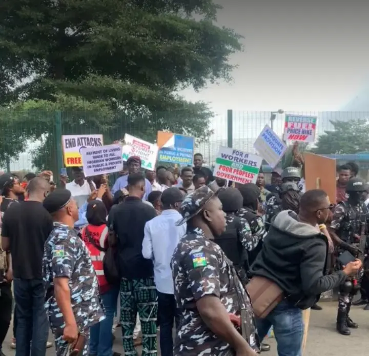 #EndBadGovernance Protest Continues in Lagos Monday — Organisers