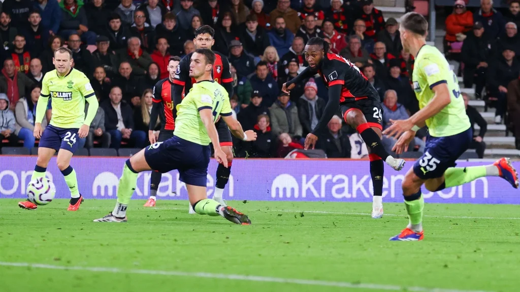 Evanilson Nets First Goal in Bournemouth's 3-1 Win Over Aribo’s Southampton