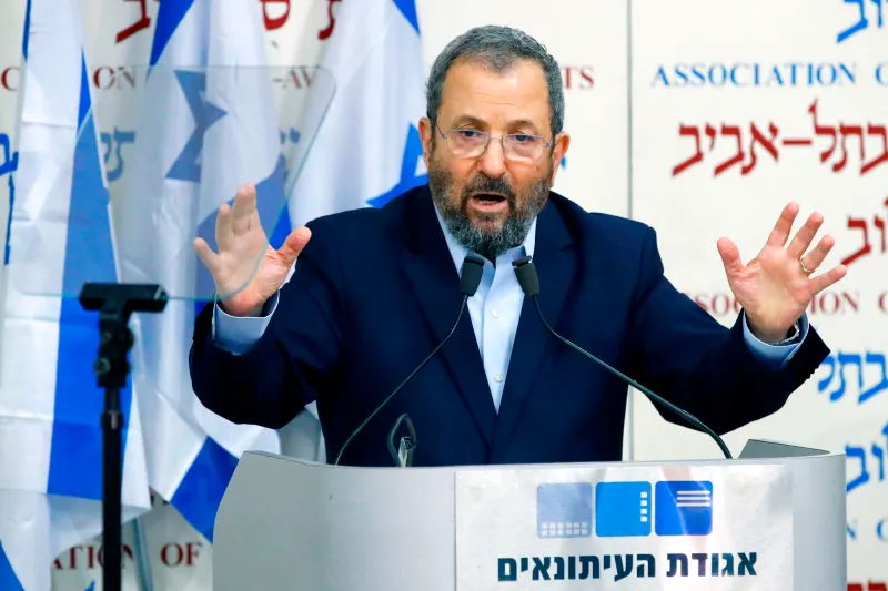 Former Israeli PM Ehud Barak Urges Overthrow of 'Untrustworthy' Netanyahu