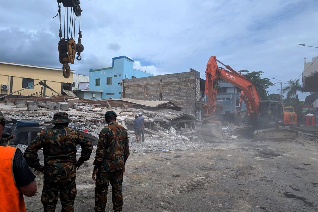 International Rescuers Aid Vanuatu Earthquake Survivors