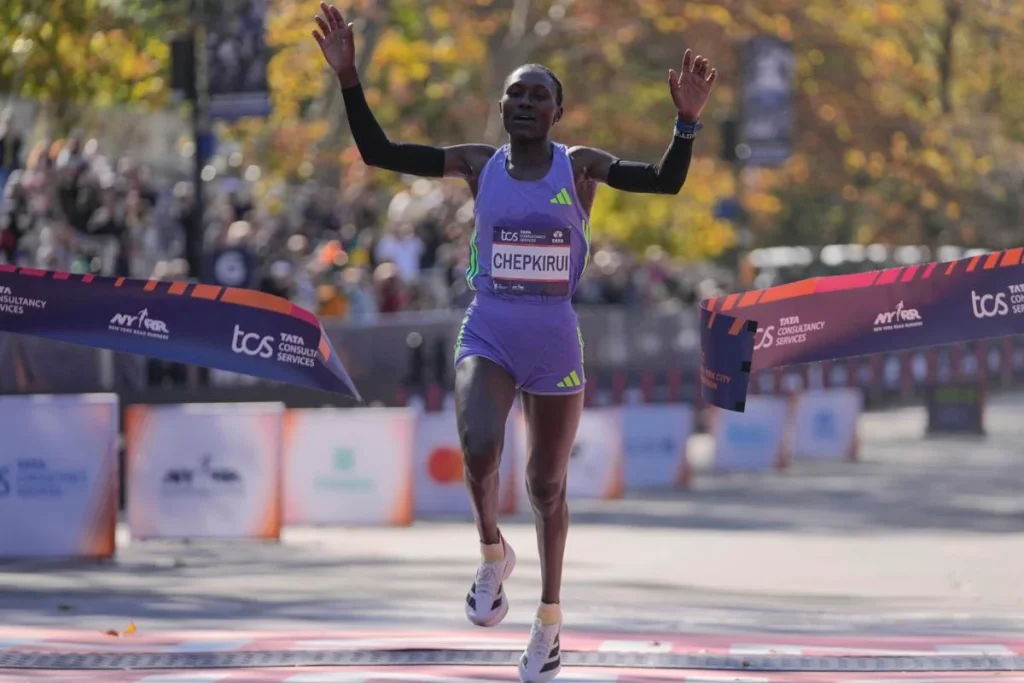 Kenya’s Sheila Chepkirui Triumphs in New York Marathon Debut