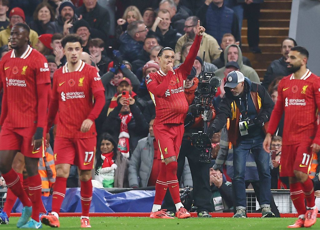 Liverpool Defeat Villa to Move Five Points Ahead in EPL Title Race