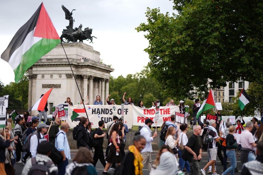 London Sees Thousands Turnout for Pro-Palestinian March Ahead of October 7 Anniversary