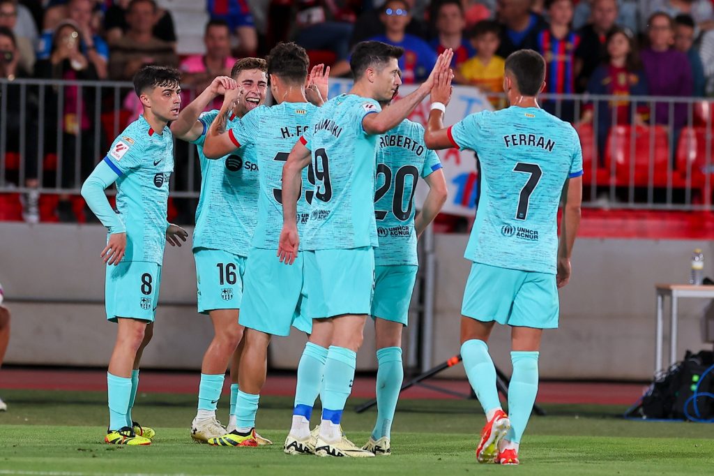Lopez's Double Secures Barcelona Victory Against Relegated Almeria