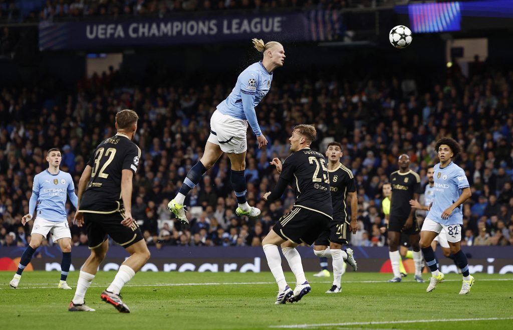 Man City Cruise to Victory Over Sparta Prague as Haaland Stuns with Acrobatics