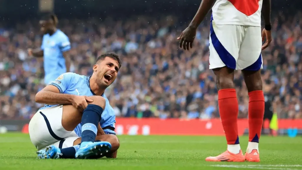 Man City’s Rodri Out for Season with ACL Injury