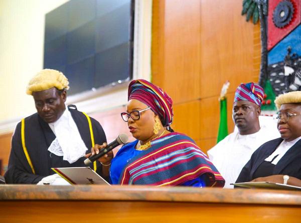 Lagos Assembly Swears in First Female Speaker,  Meranda