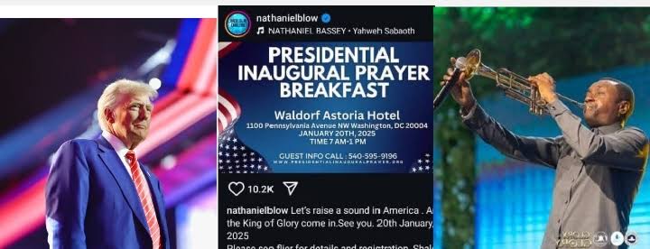 Nathaniel Bassey Invited to Minister at Trump-Vance Prayer Breakfast