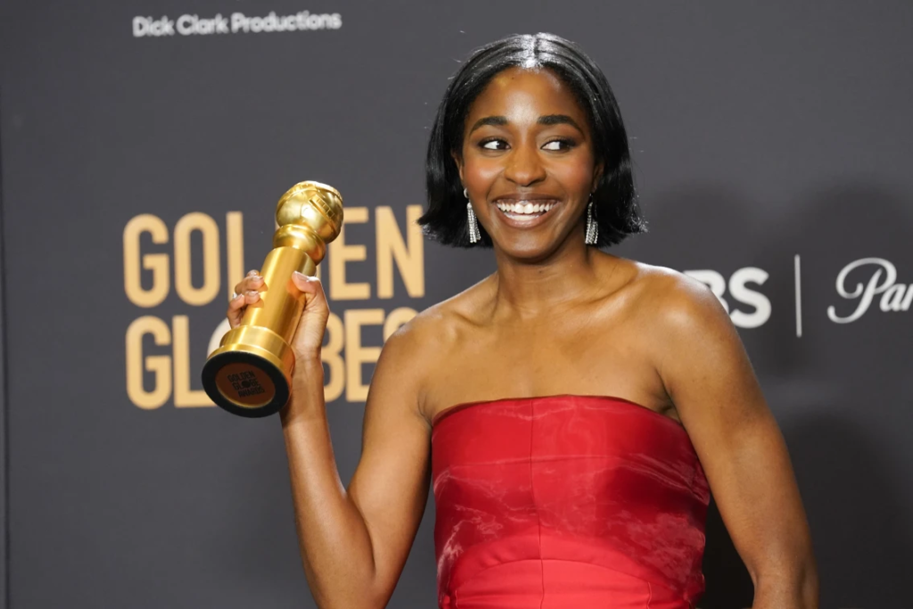 Nigerian-American Actress Ayo Edebiri Triumphs at Golden Globe Awards