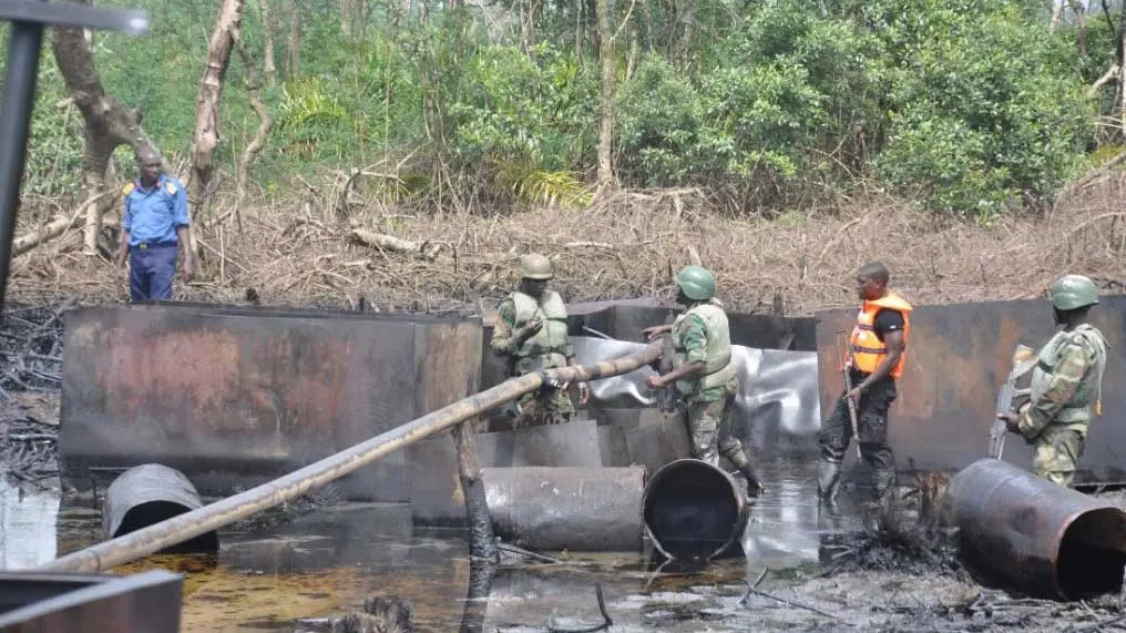 Nigerian Army Kills Two Vandals, Dismantles 13 Illegal Refineries in Niger Delta Crackdown