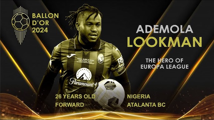 Nigerian Star Ademola Lookman Nominated for 2024 Ballon d Or