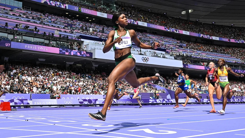 Nigerian Star Favour Ofili Qualifies for 200m Olympic Final