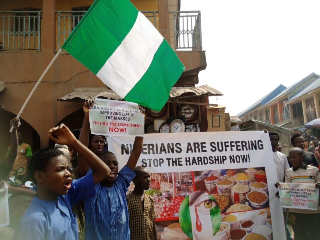 Nigerians-Protest-in-Abuja-Over-Economic-Hardships-News-Central-TV-