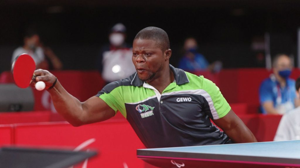 Nigeria s Isau Ogunkunle Advances to Para Table Tennis Semi Finals