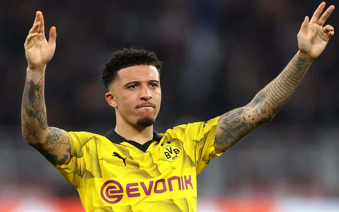 Sancho Shines on the Big Stage in Champions League Semi-Final