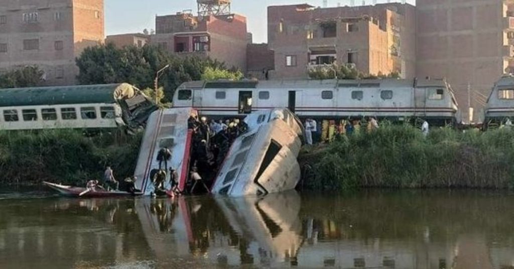 Second Egypt Train Crash Injures Many, Carriages Fall in Canal