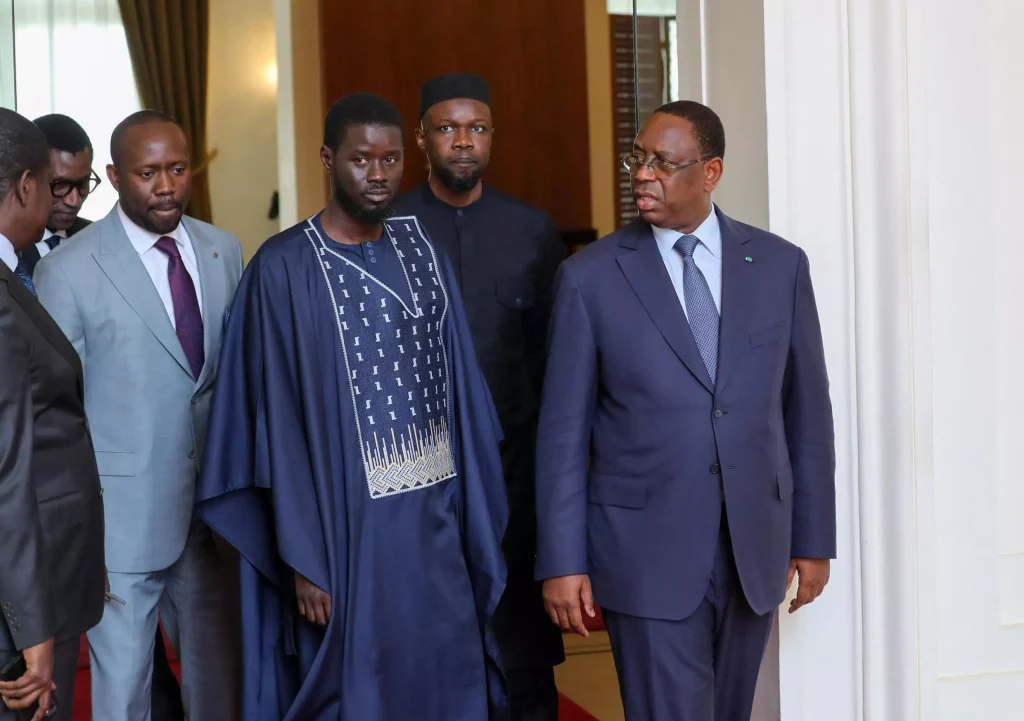 Senegal's President-Elect Faye Meets Outgoing Leader Sall in Courteous Encounter