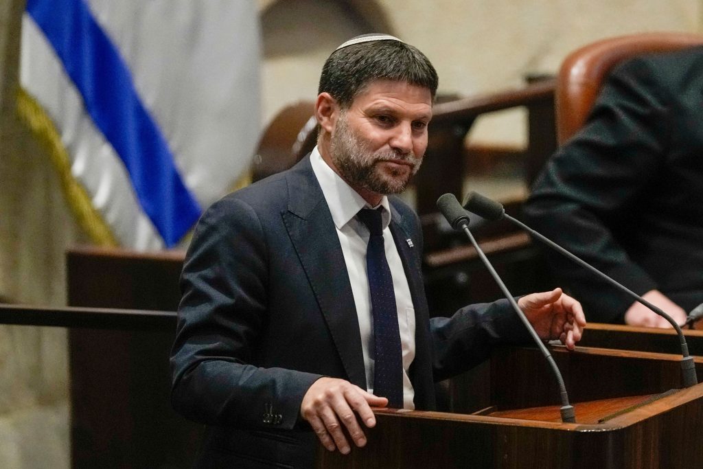 Smotrich Vows to Block Palestinian State, Grant Settlers Equal Rights