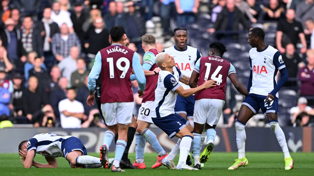 Spurs Thrash West Ham 4-1 with Second-Half Blitz as Kudus Sees Red