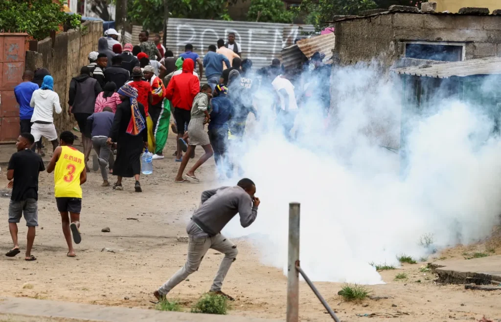 Tensions Soar in Mozambique as Police Clash with Protesters Over Contested Elections