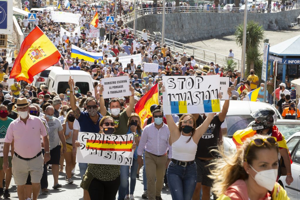 Thousands Protest in Canary Islands Against Rising Migrant Arrivals