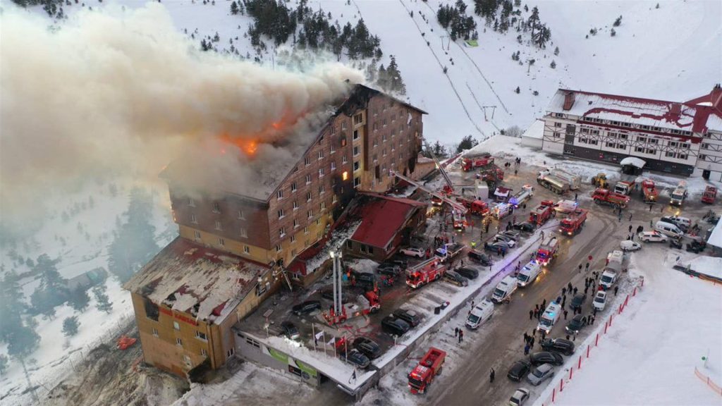 Türkiye Detains Nine Over Ski Resort Fire That Killed 76