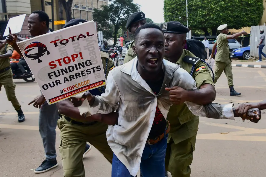 Student activists were detained in Kampala on friday