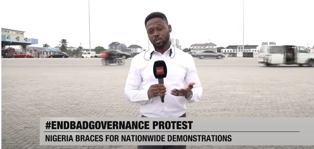 (VIDEO) Police Harass News Central Broadcast Over August 1 Protest