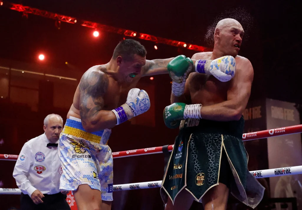 Usyk and Fury will square up again in Saudi Arabia on December 21