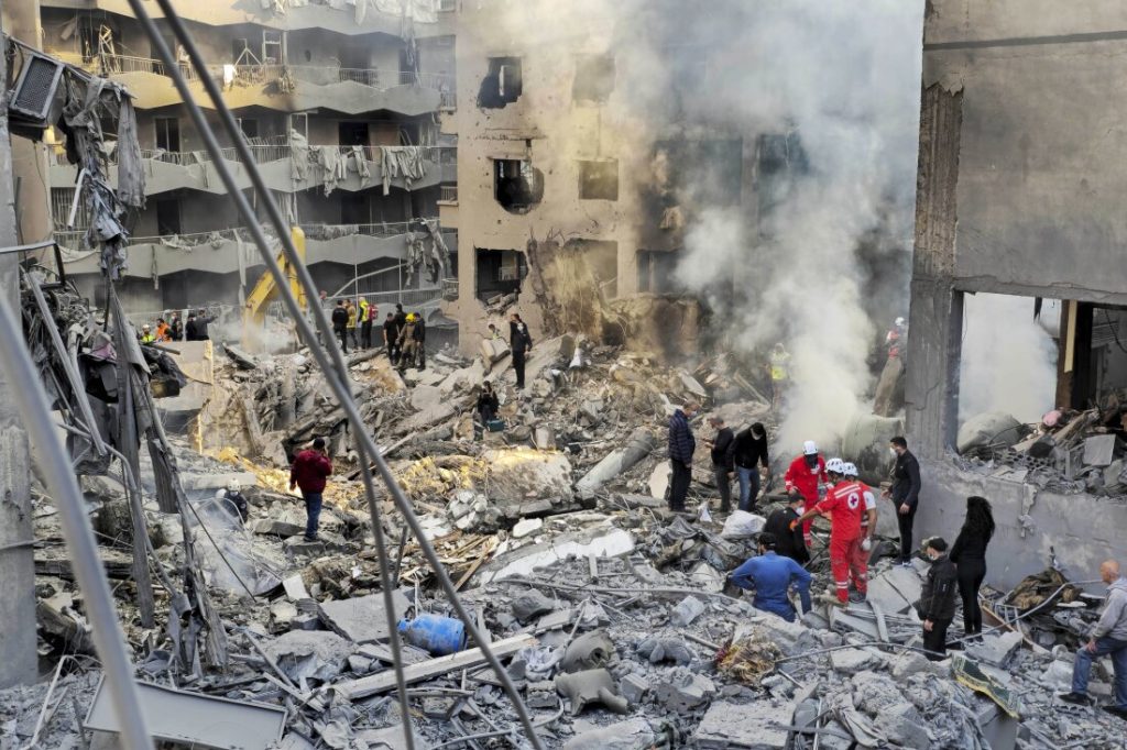 11 Dead After Israeli Airstrike Levels Building in Lebanon's Beirut