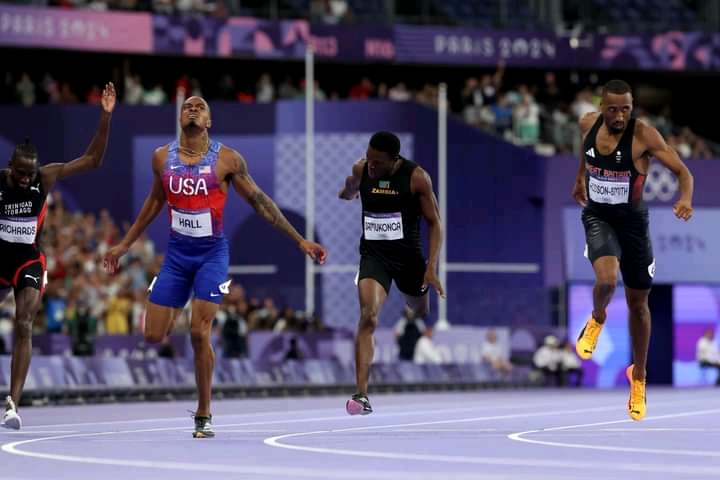 Samukonga finished third in the 400m event