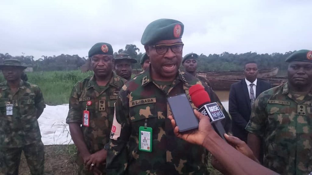 Nigerian Army Destroys 14 Illegal Oil Bunkering Vessels, Suspects Arrested