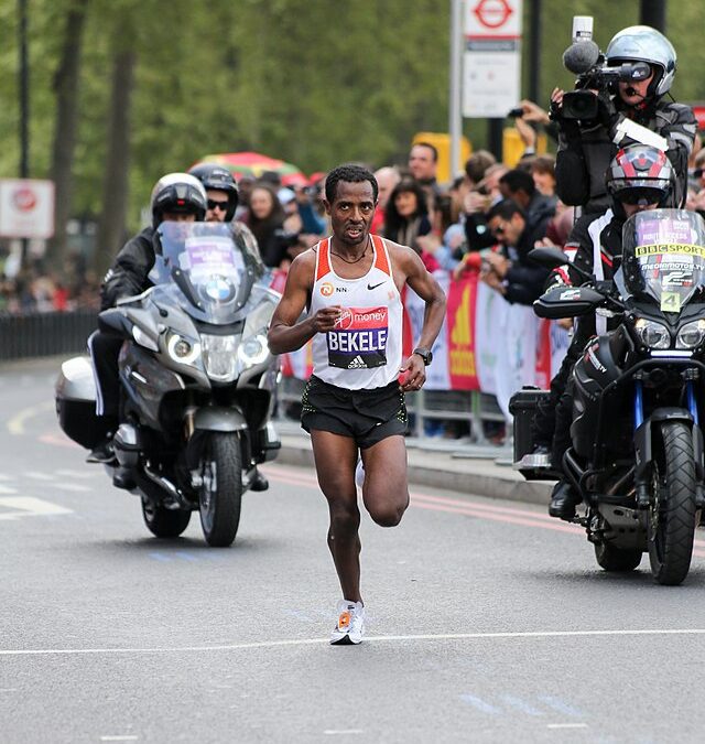 Ethiopia's Kenenisa Bekele holds several Olympic records