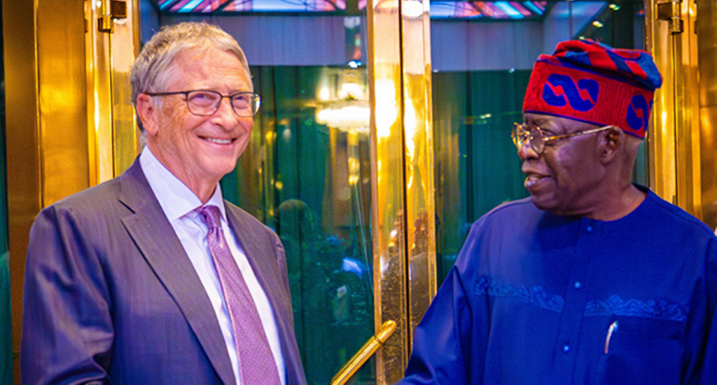 Bill Gates and Bola Tinubu (News Central TV)