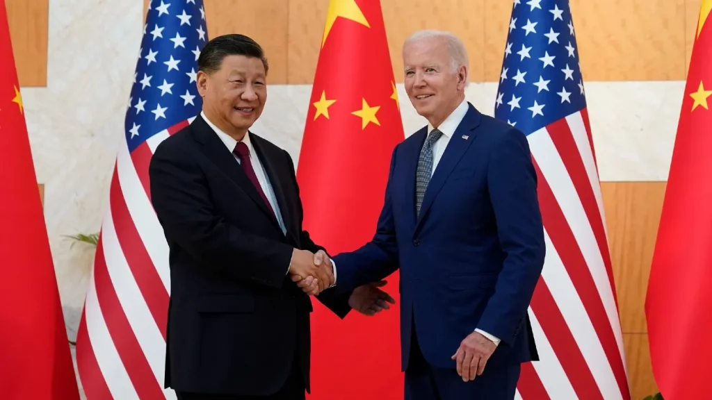 Chinese President Xi and US President Biden (News Central TV)