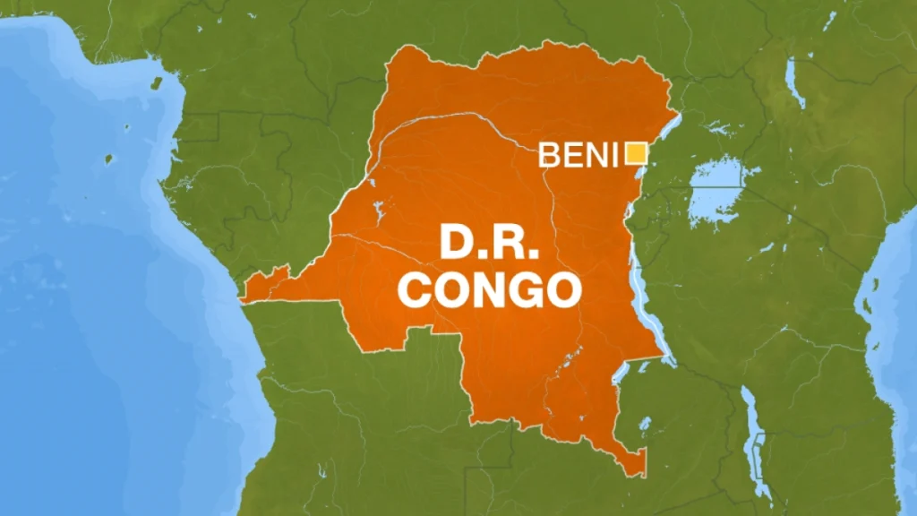 DR Congo Map