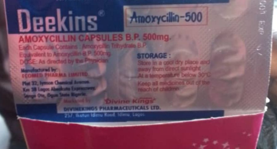 NAFDAC Orders Recall of Deekins Amoxycillin Capsule Batch