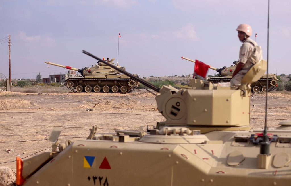 Egypt Deploys Military Convoys to Gaza Border Amid Rising Tensions with Israel