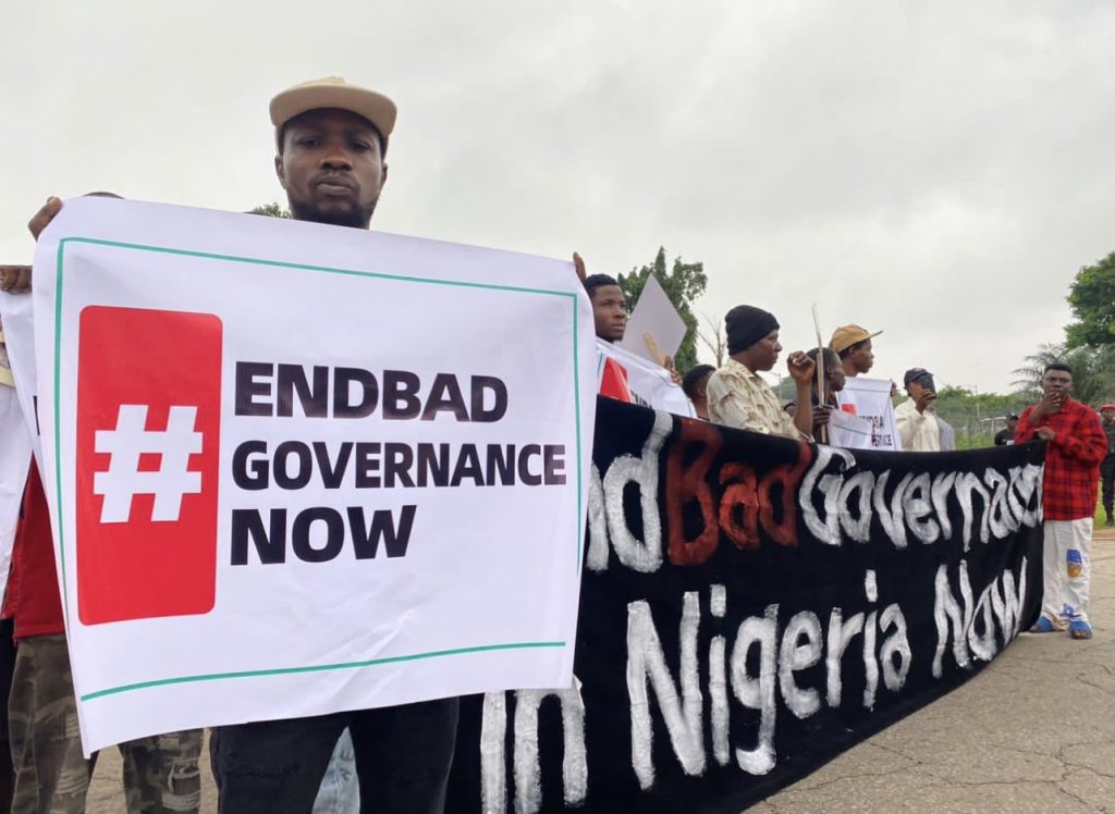 EndBadGovernance Protests in Nigeria (News Central TV)1